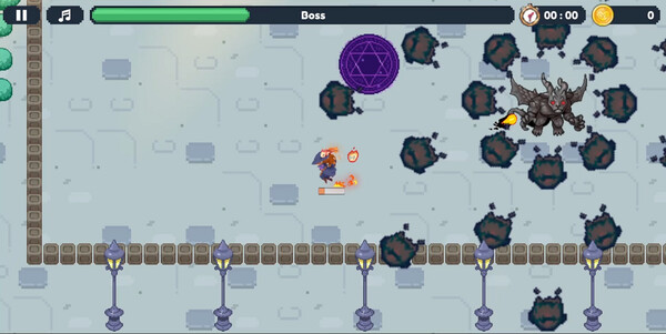 Scroll Survival game for Linux 1