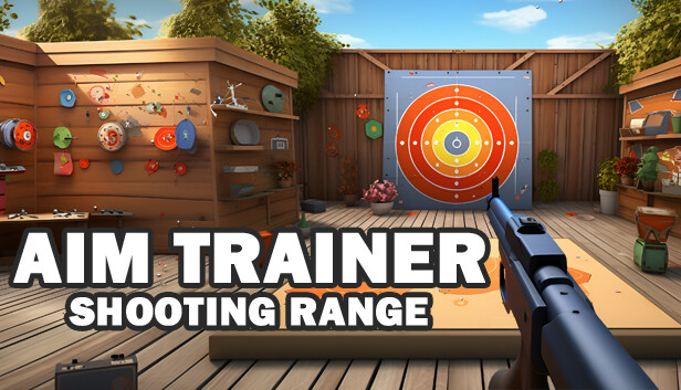 Capsule image of "Aim Trainer - Shooting Range" which used RoboStreamer for Steam Broadcasting