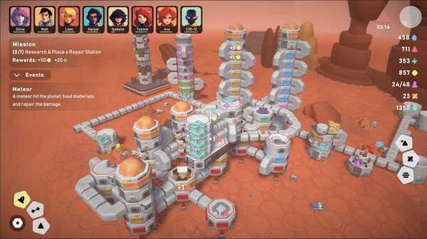 Stellar Settlers: Space Base Builder game for windows Pc 1
