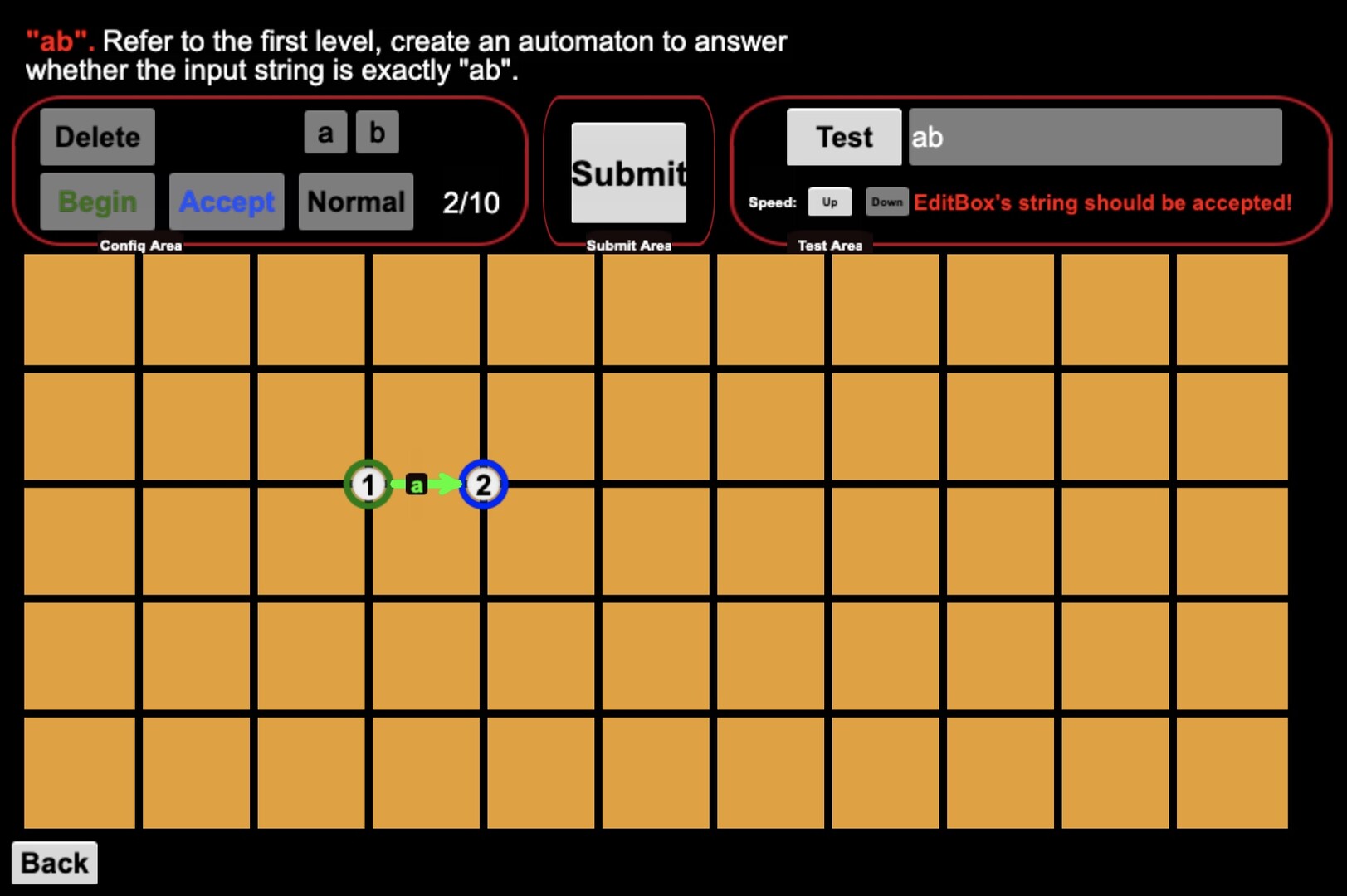 Finite State Automaton Challenges on Steam