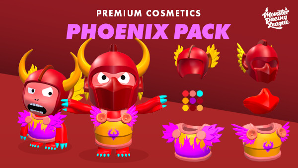 Monster Racing League - Phoenix Cosmetics Pack