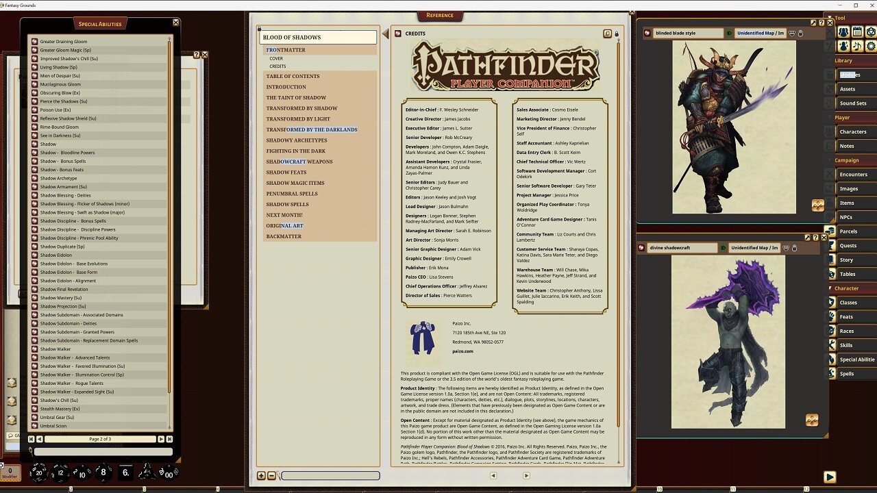 Fantasy Grounds - Pathfinder RPG - Pathfinder Companion: Blood Of ...