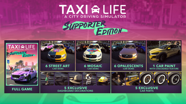 Taxi Life - Supporter Pack for steam Taxi Life - Supporter Pack for steam