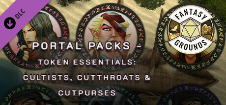 Fantasy Grounds - Portal Packs - Token Essentials: Cultists, Cutthroats & Cutpurses banner image