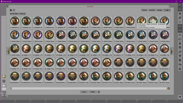 Fantasy Grounds - Portal Packs - Token Essentials: Running in the Shadows