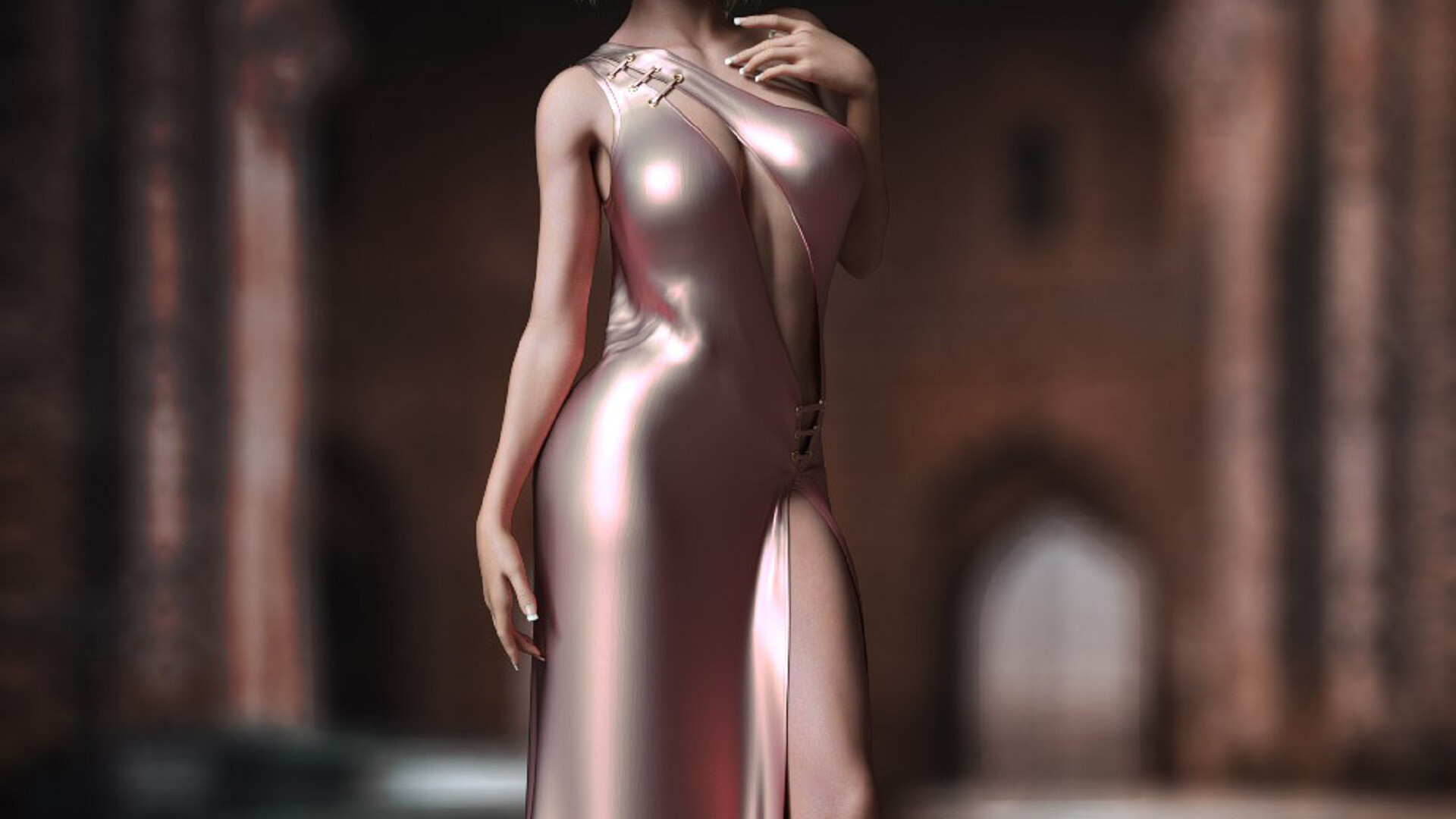 Alien Agent X DLC Silk Dress #0