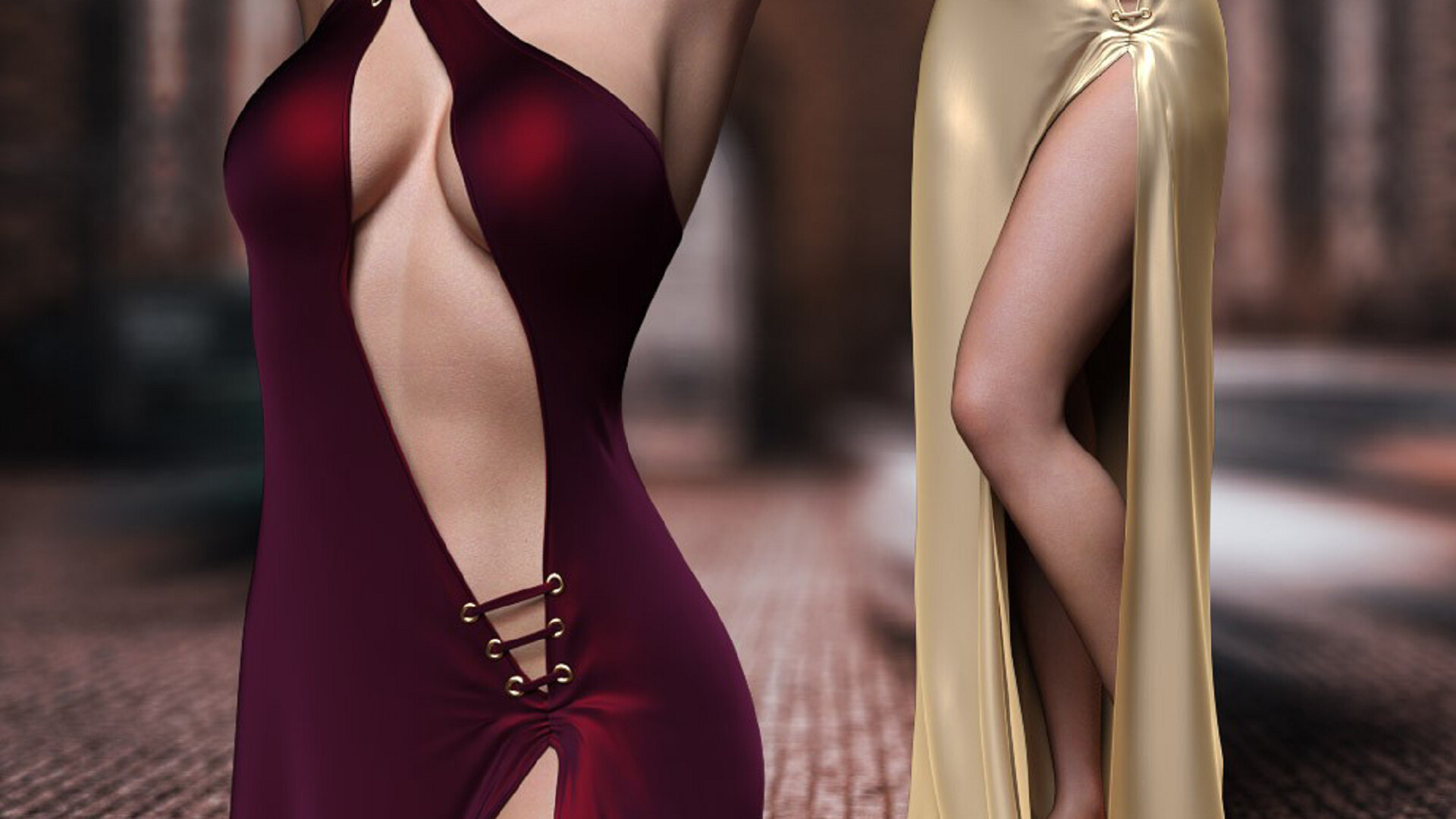 Alien Agent X DLC Silk Dress #2