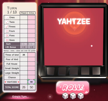 Скриншот из yahtzee girl