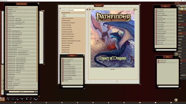 Fantasy Grounds - Pathfinder RPG - Pathfinder Companion: Legacy of Dragons for steam