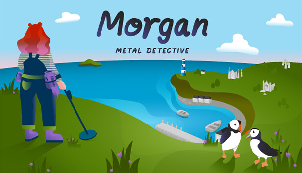 Imagen de la cápsula de "Morgan: Metal Detective" que utilizó RoboStreamer para las transmisiones en Steam