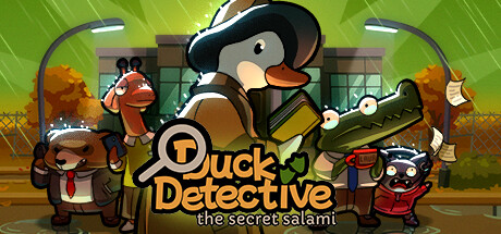 Steam header art for Duck Detective: The Secret Salami