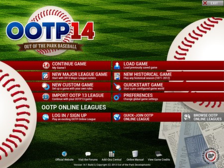 скриншот Out of the Park Baseball 14 0