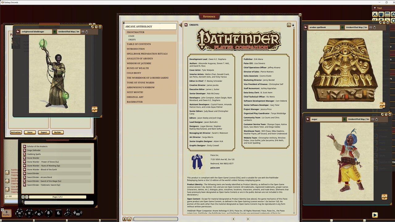 Fantasy Grounds - Pathfinder RPG - Pathfinder Companion: Healer's Handbook  no Steam