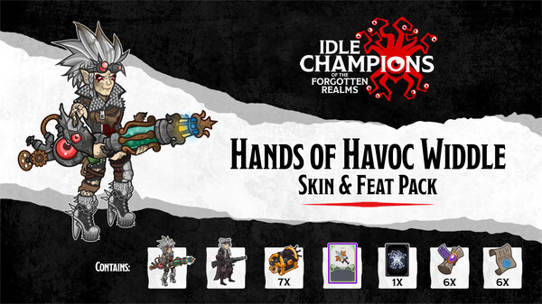 Idle Champions - Hands of Havoc Widdle Skin & Feat Pack