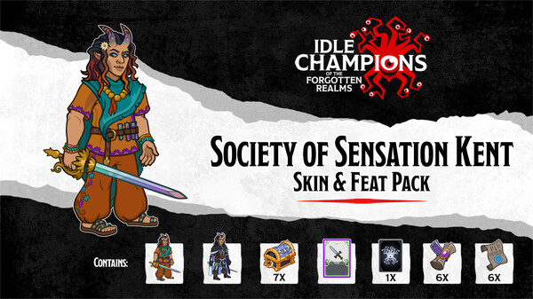 Idle Champions - Society of Sensation Kent Skin & Feat Pack
