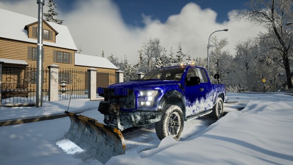 Скриншот из Snow Plowing Simulator - First Snow