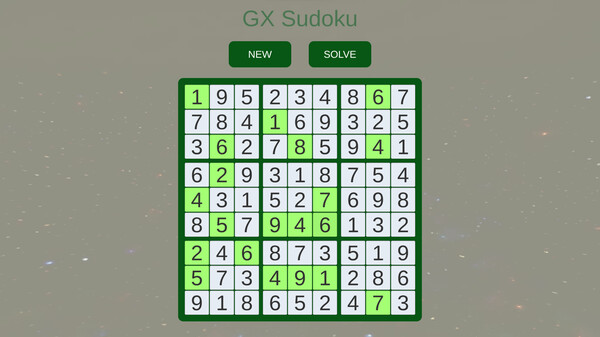 Скриншот из GX  Sudoku