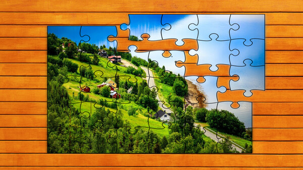 Скриншот из Norwegian Jigsaw Puzzles