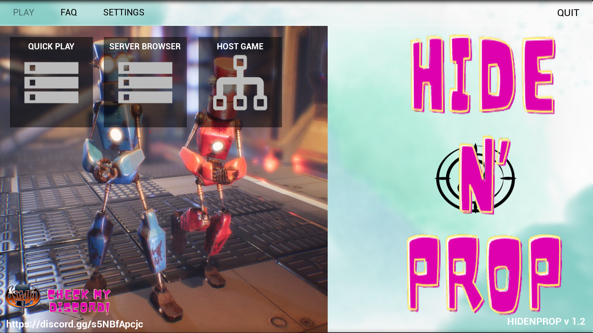 HideNProp screenshot 1