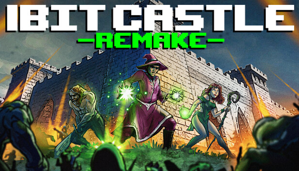 Imagen de la cápsula de "1BIT CASTLE REMAKE" que utilizó RoboStreamer para las transmisiones en Steam