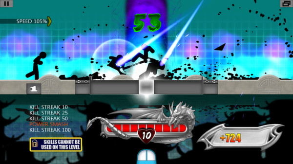 скриншот One Finger Death Punch 2
