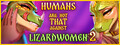 Humans are not that against Lizardwomen 2 logo