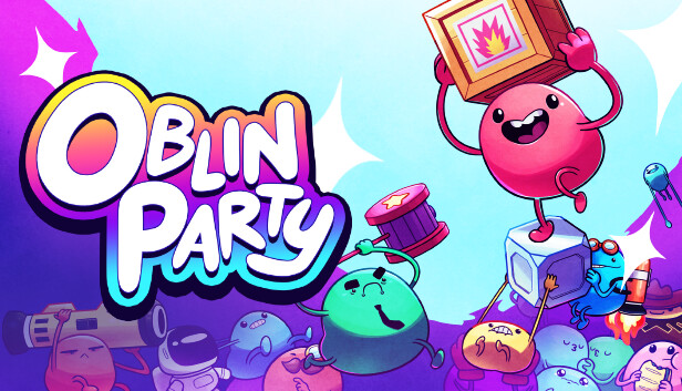 Imagen de la cápsula de "Oblin Party" que utilizó RoboStreamer para las transmisiones en Steam