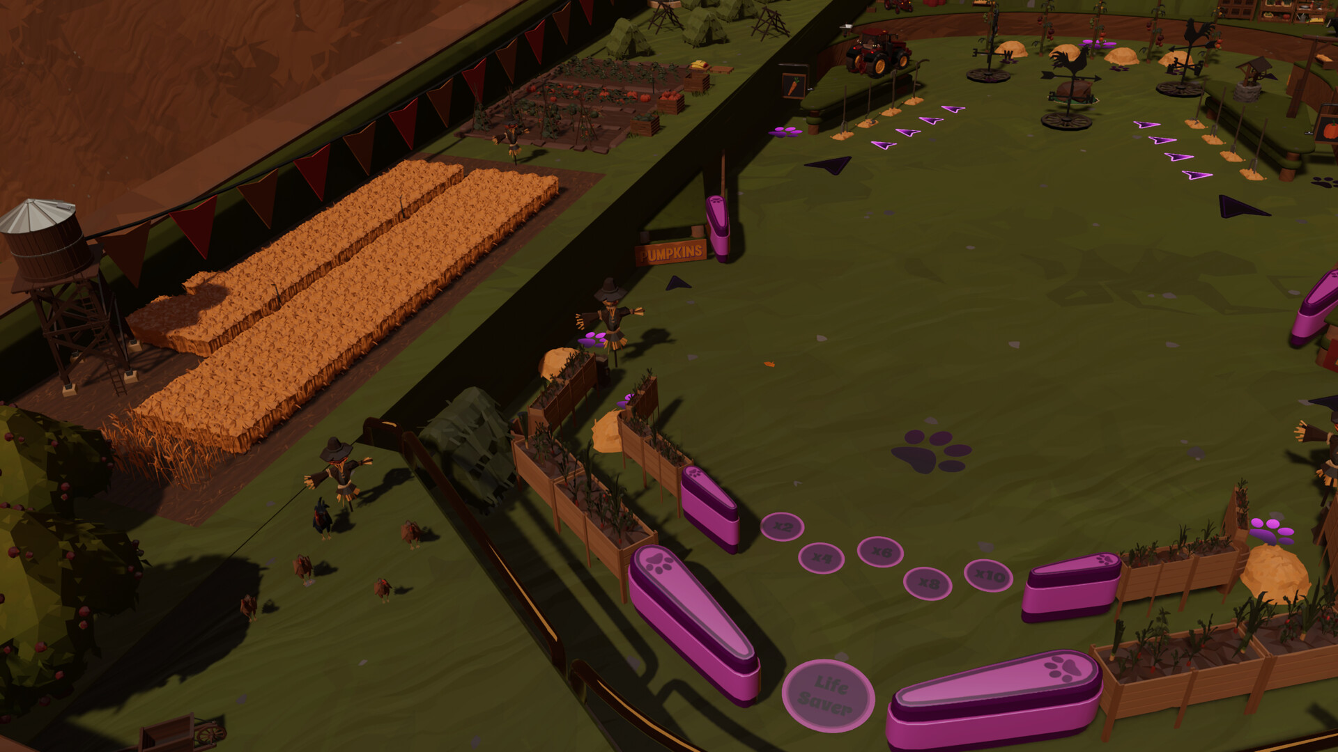 Roxy Raccoon's Pinball Panic - Thanksgiving Throwdown screenshot screenshot 2