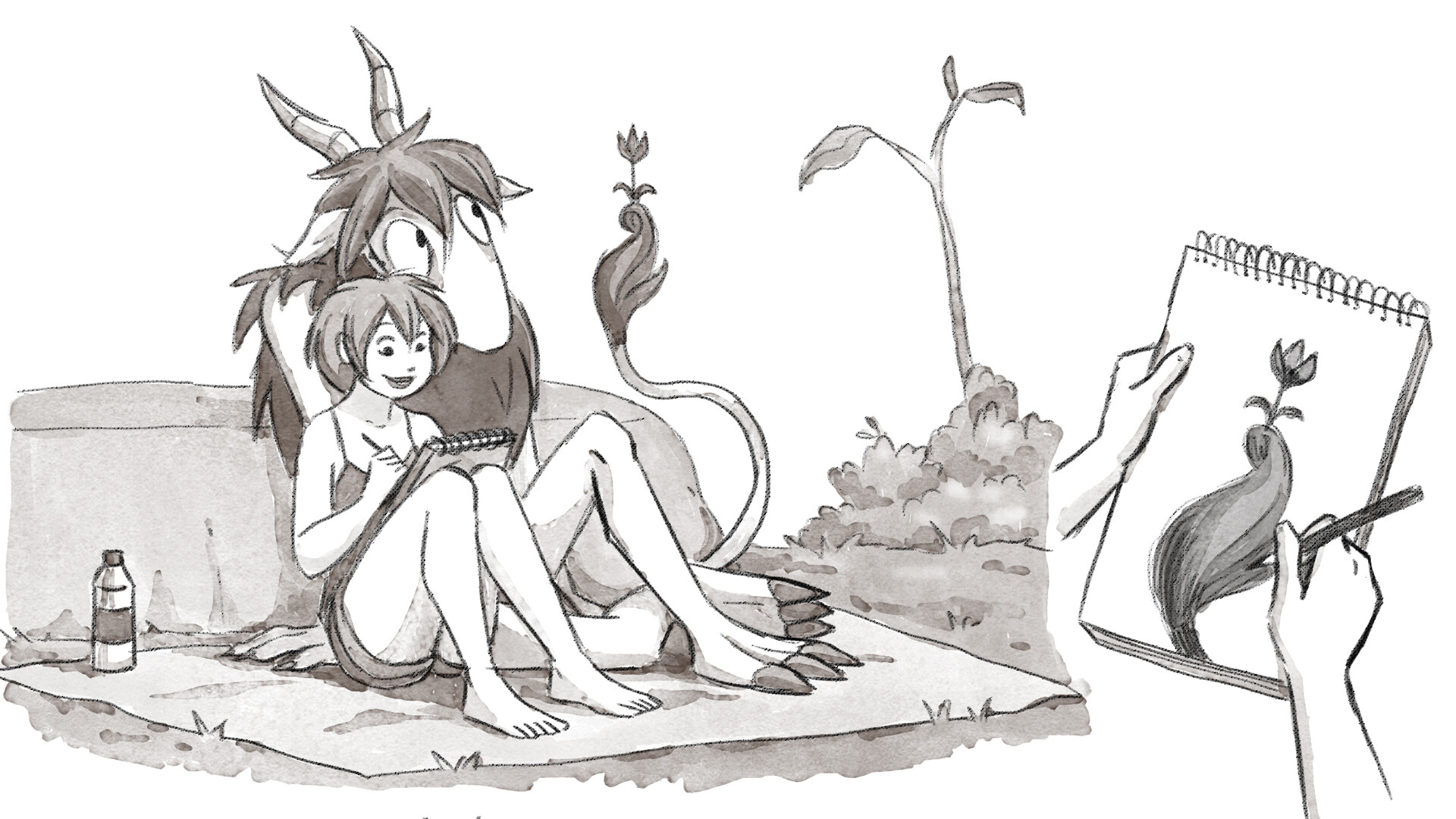 Monstrous Love - Artbook PC gameplay screenshot 1 of 5