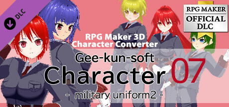 RPG Maker 3D Character Converter - Gee-kun-soft character 07 military uniform 2