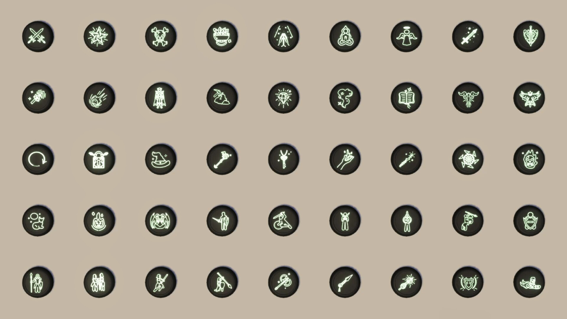 RPG Developer Bakin Glowing Icon Pack #0