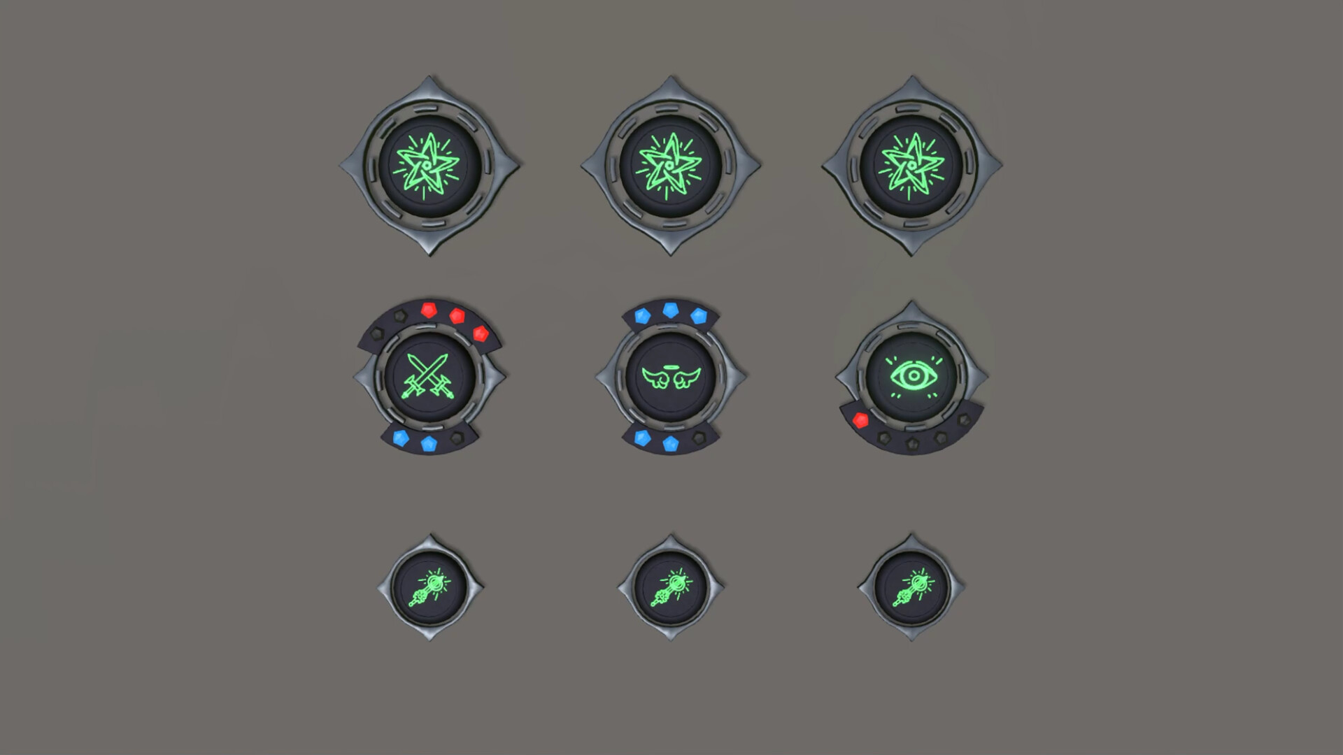RPG Developer Bakin Glowing Icon Pack #2