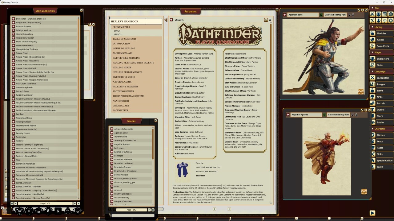 Fantasy Grounds - Pathfinder RPG - Pathfinder Companion: Healer's Handbook #4