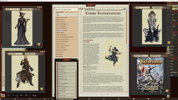 Fantasy Grounds - Pathfinder RPG - Pathfinder Companion: Heroes of the High Court