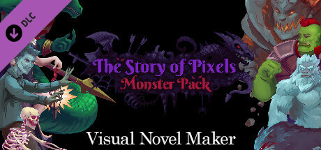 Visual Novel Maker - The Story of Pixels - Monster Pack banner image