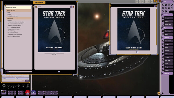 Fantasy Grounds - Star Trek Adventures: Nest in the Dark for steam