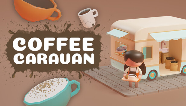 Capsule image of "Coffee Caravan" which used RoboStreamer for Steam Broadcasting