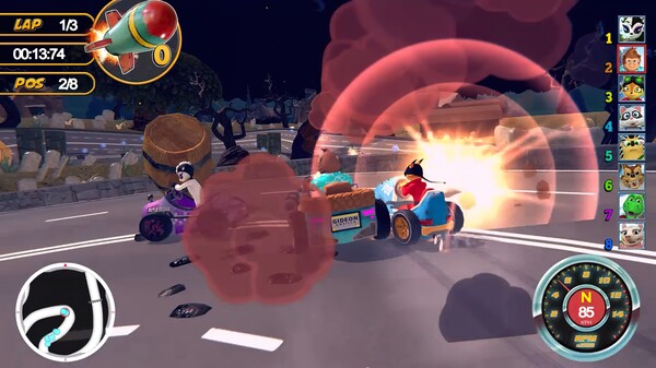 Скриншот из Animal Kart Racer 2