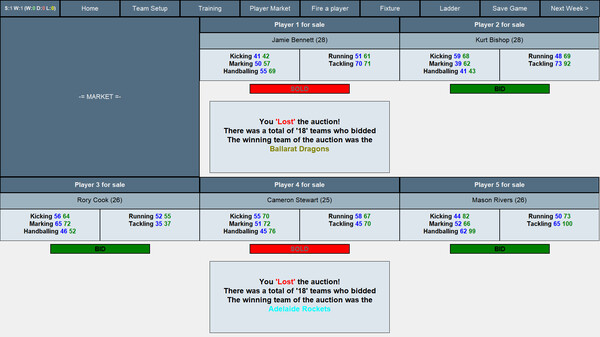 Aussie Rules Coachfor windows and Linux 1