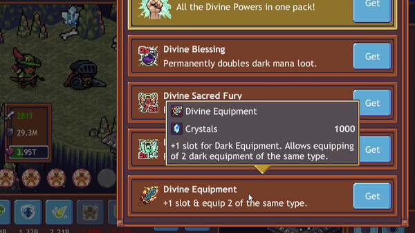 Cave Heroes - Divine Equipment