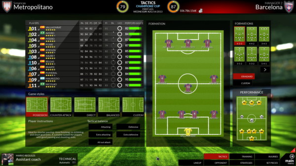 скриншот FX Eleven - The Football Manager for Every Fan 2