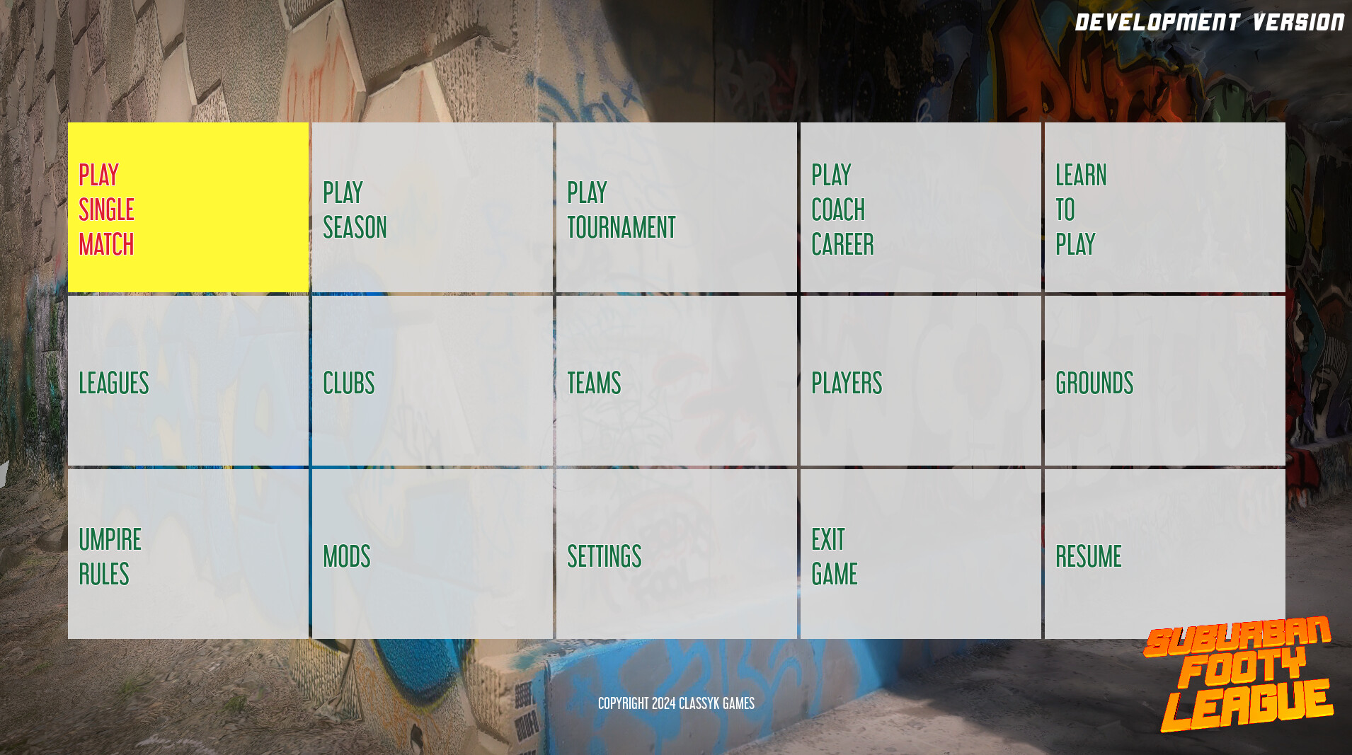 Suburban Footy League #3