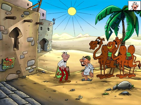 Скриншот из Mortadelo y Filemón: El escarabajo de Cleopatra