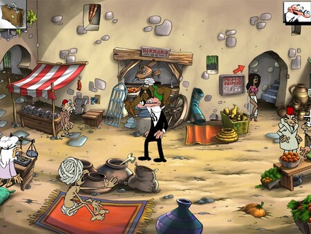 Скриншот из Mortadelo y Filemón: El escarabajo de Cleopatra