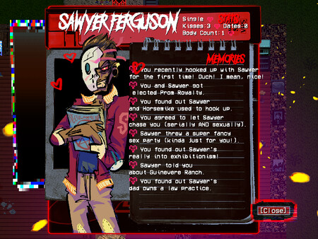 Скриншот из Slasher U: An 18+ Horror Movie Dating Sim, Act 1