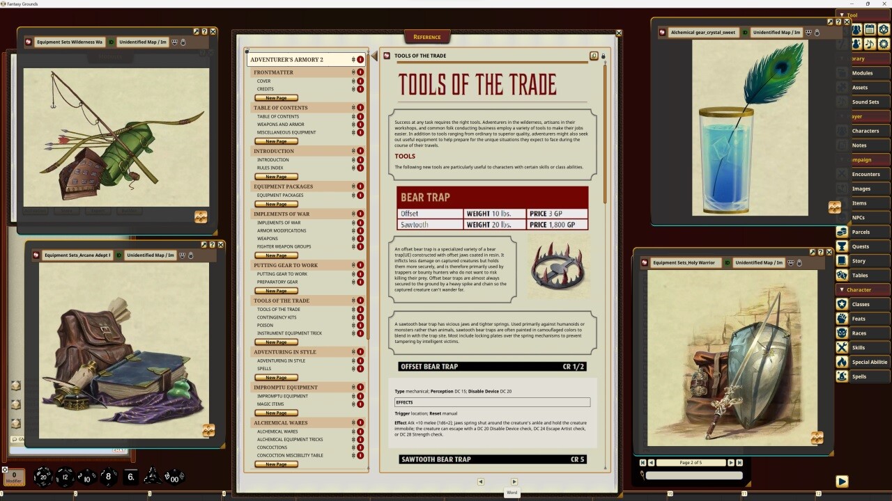 Fantasy Grounds - Pathfinder RPG - Pathfinder Companion: Adventurer's Armory 2 #0