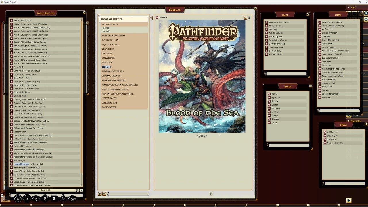 Fantasy Grounds - Pathfinder RPG - Pathfinder Companion: Blood of the Sea #0