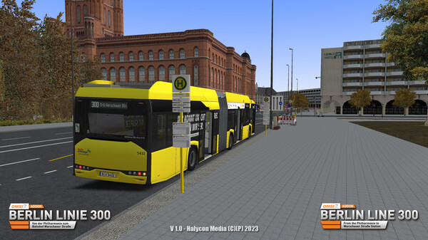 Скриншот из OMSI 2 Add-on Berlin Linie 300
