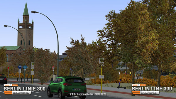 Скриншот из OMSI 2 Add-on Berlin Linie 300