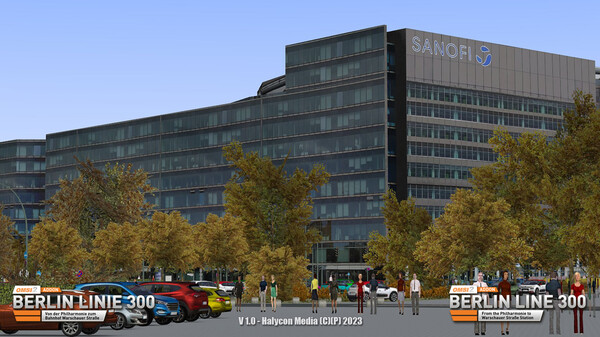 Скриншот из OMSI 2 Add-on Berlin Linie 300